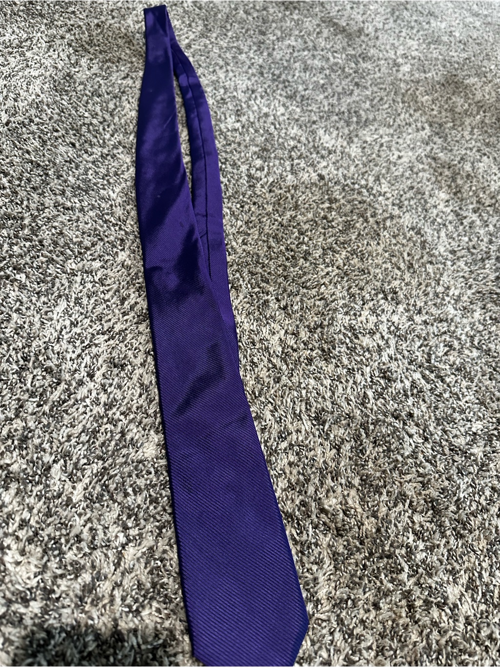 Classic Solid Purple Necktie